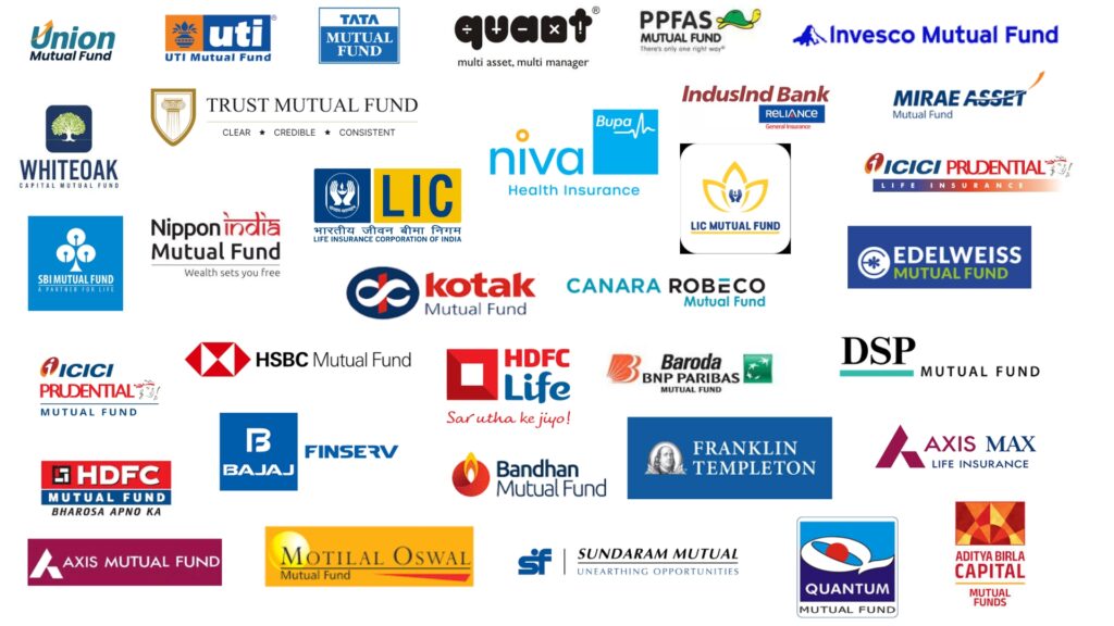 Our Clients, Gaurik finserv, hdfc, icici, muthooth finance, kotak bank, niva bhupa, hdfc life